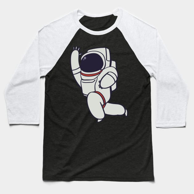 Astronaut Clipart Astronaut Design Baseball T-Shirt by DANPUBLIC